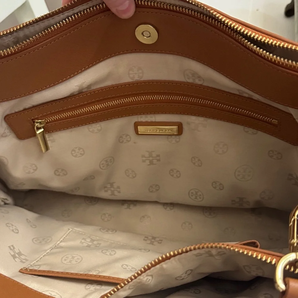 Tory Burch Tan Leather Satchel - Picture 5 of 6